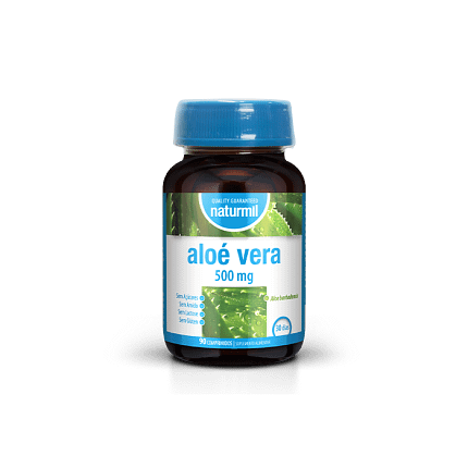 Aloé Vera 500 mg Suplemento Alimentar Anti-Inflamatórios Naturmil