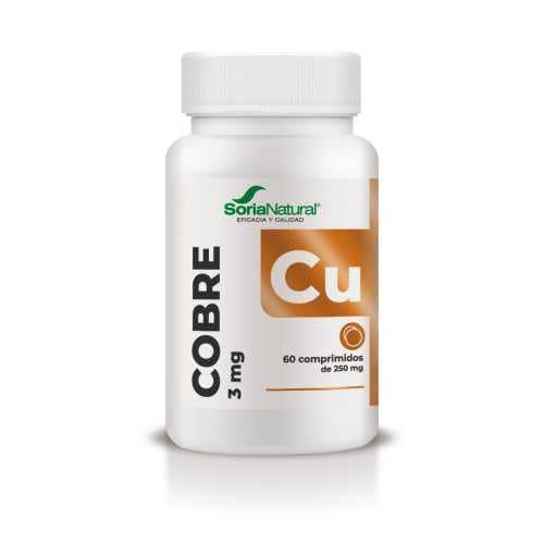 Cobre Libertação Prolongada Comprimidos Soria Natural Sistema Nervoso Vitaminas