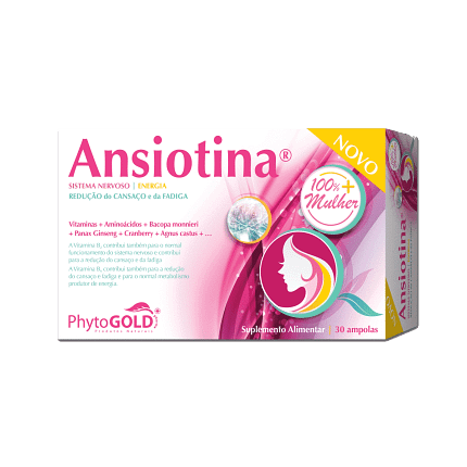 Ansiotina Mulher Suplemento Alimentar Phytogold