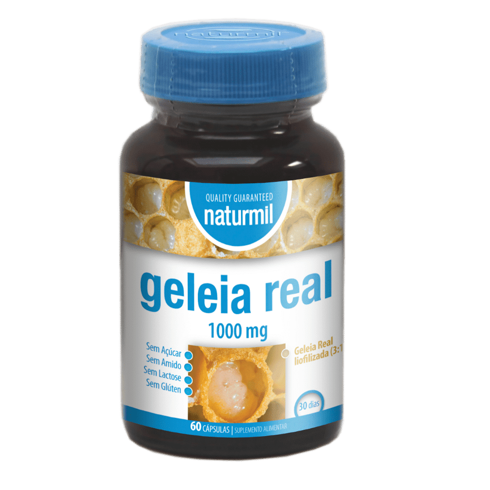 geleia real Geleia Real 1000mg, suplemento alimentar sem açúcar, sem amido, sem glúten, sem lactose