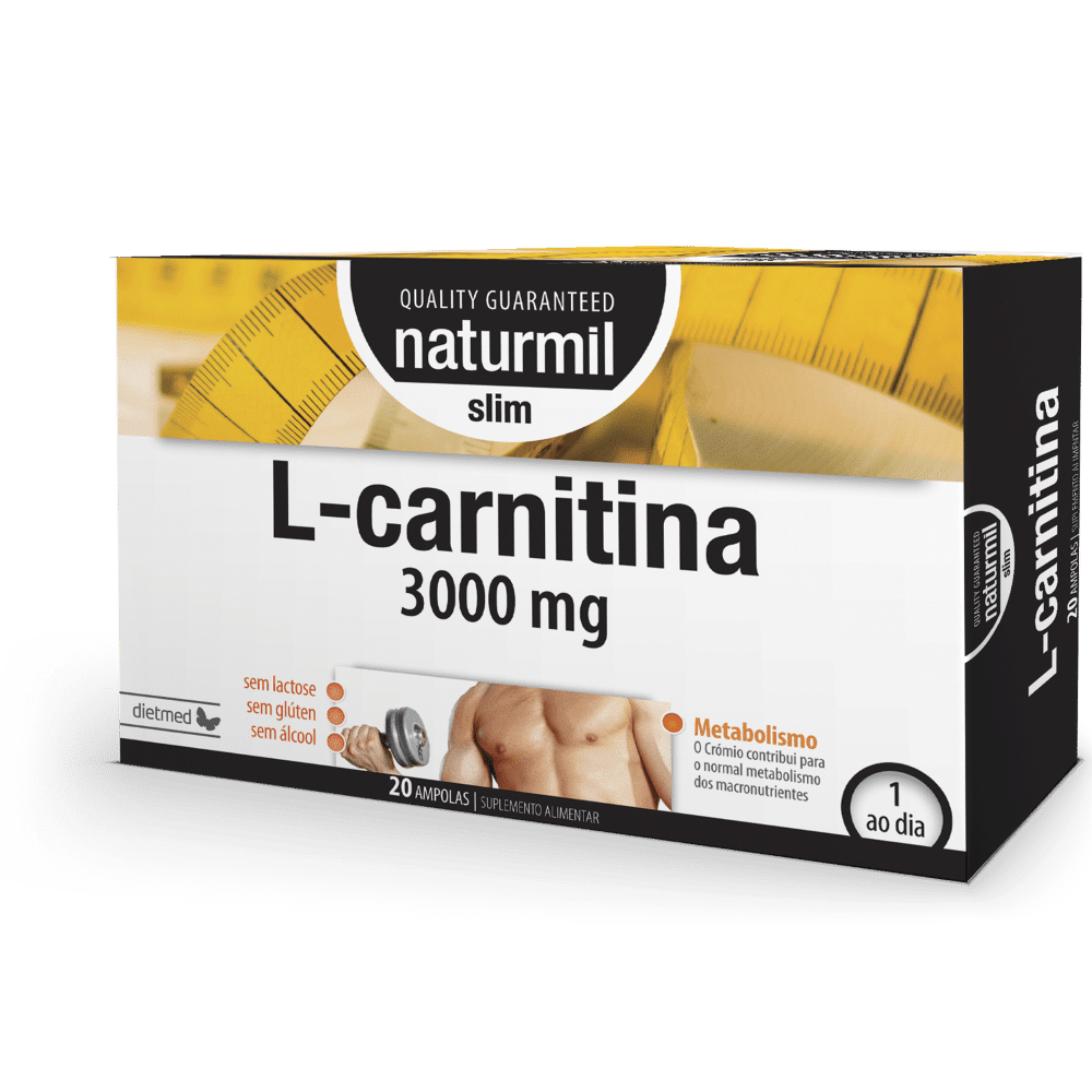 l carnitina ampolas_PT L-Cartinina Ampolas, sem álcool, sem glúten, sem lactose