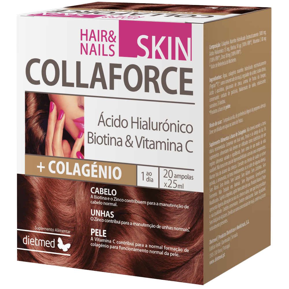 NOVO_collaforce H&N_PT Collaforce Skin Hair and Nails, sem álcool, sem amido, sem glúten, sem lactose