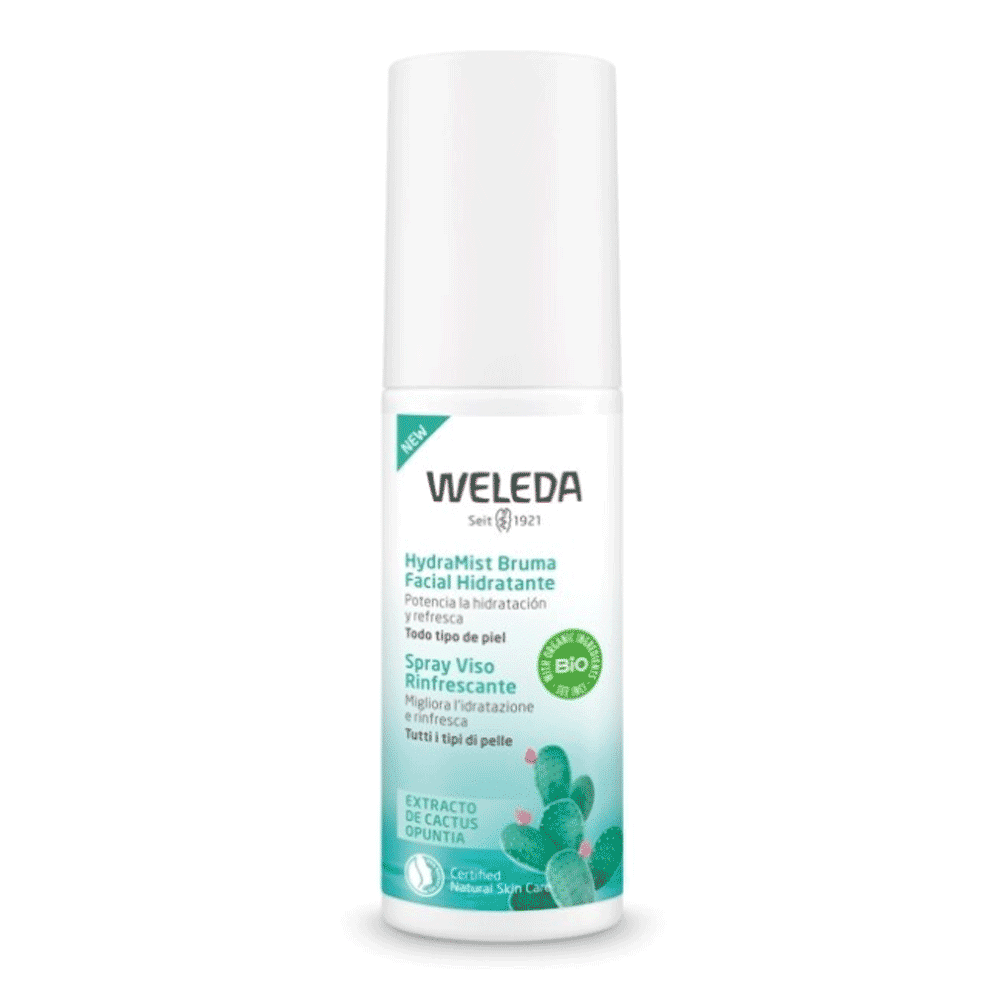 HidraBruma-Facial-Weleda HidraBruma Facial Hidratante, cosmética biológica, vegan