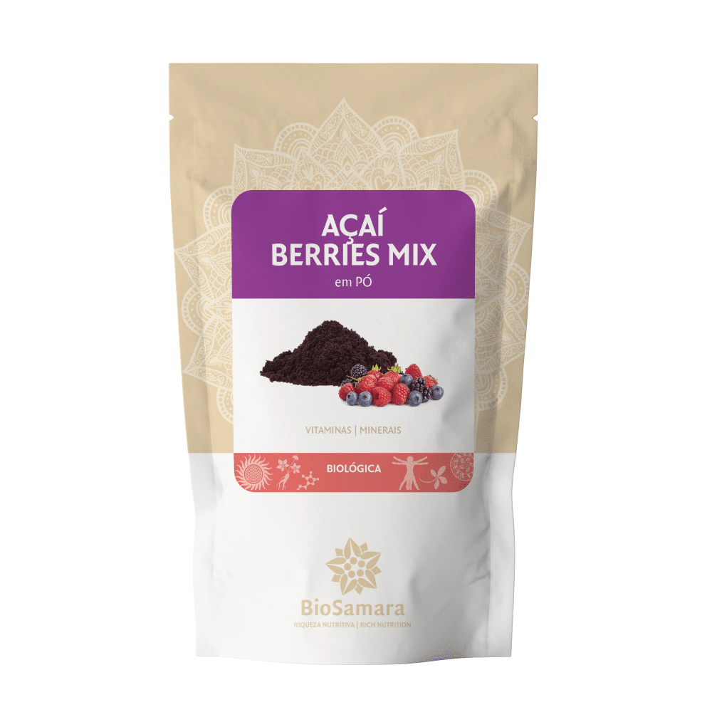 acai berry mix po bio biosamara Açai-Berries Mix em Pó, biológico
