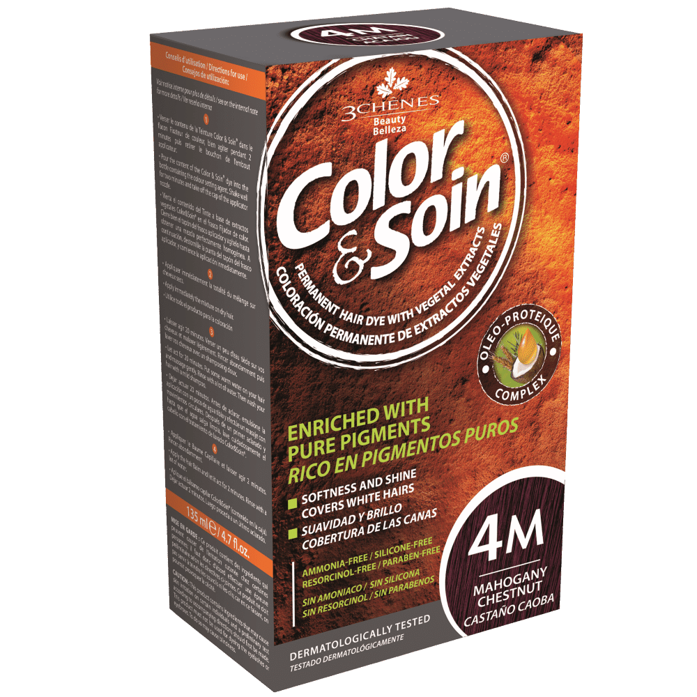 tinta permanente 4m color e soin Castanho Acaju 4M