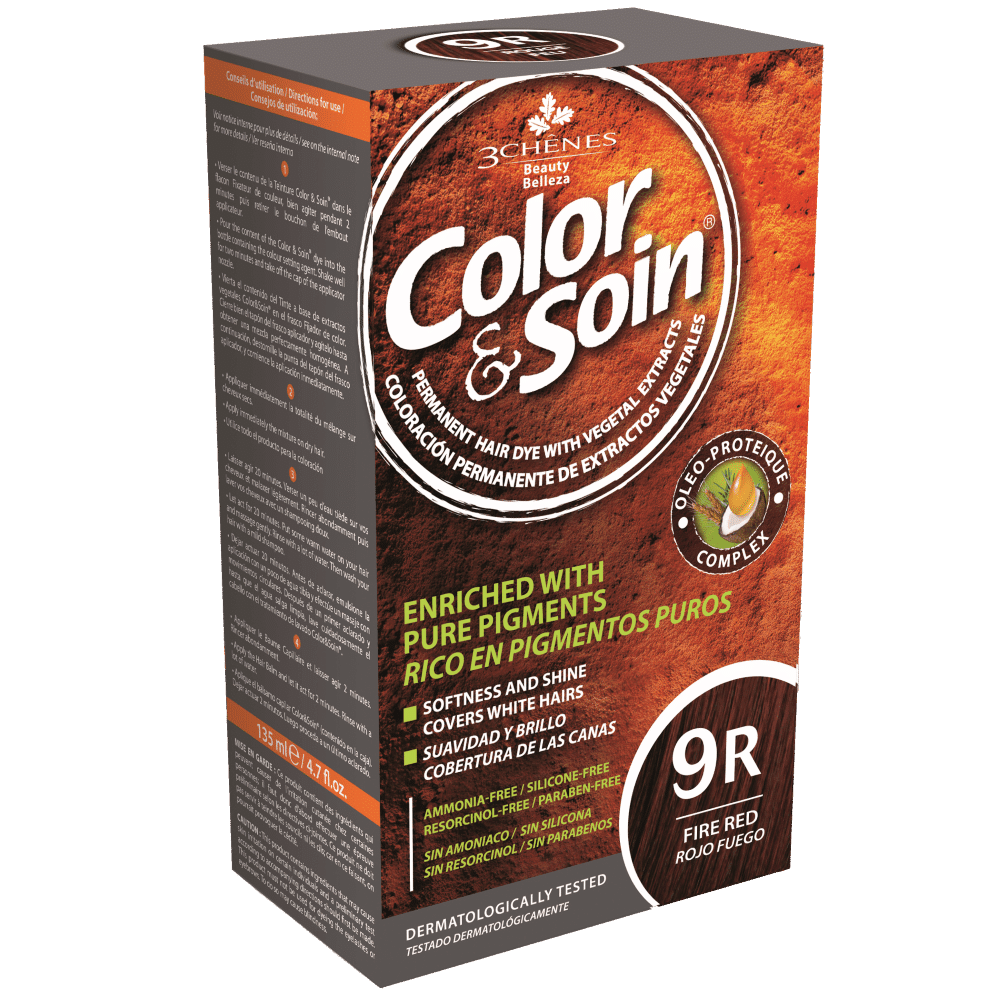 tinta permanente 9r color e soin Ruivo Fogo 9R