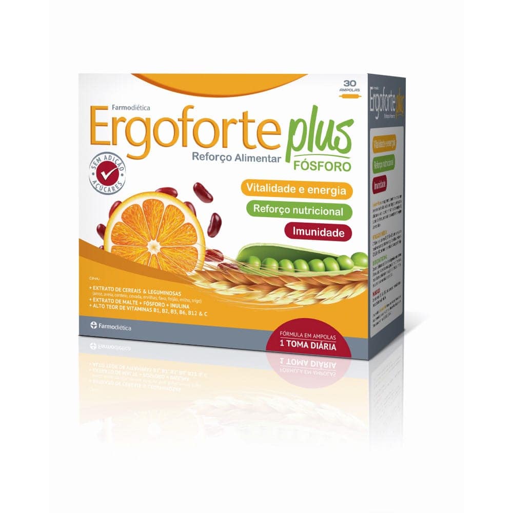 3D-Ergoforte_Plus 30ampolas Ergoforte Plus, suplemento alimentar