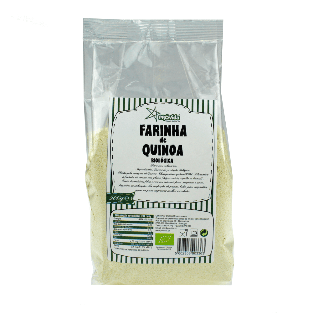 farinha de quinoa bio 500g provida farinha de quinoa bio 500g provida