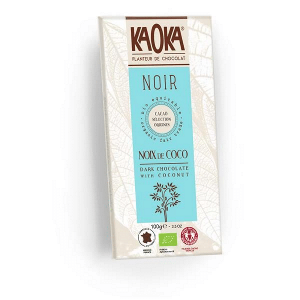 CACAU COCO BIO FAIR TRADE Chocolate Preto Biológico com Coco Tostado