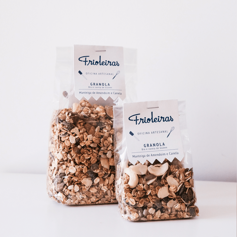 beauty photo amendoim e canela Granola de Manteiga de Amendoim e Canela, biológica, sem glúten