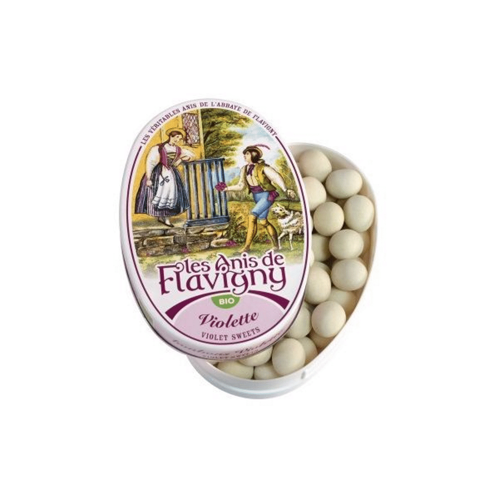 Rebuçados Anis Flavigny Violeta BIO Rebuçados Anis Flavigny Violeta, biológicos
