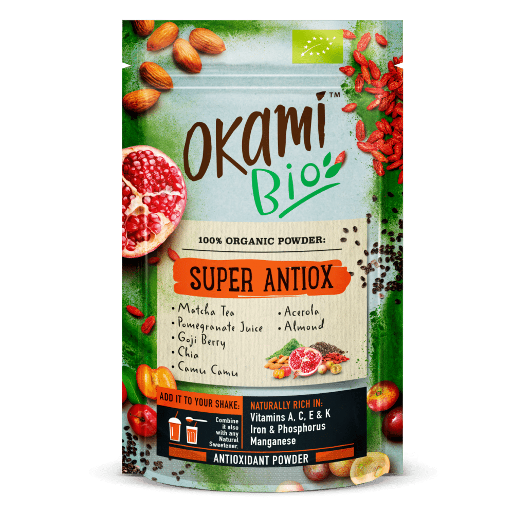 Super Antiox Super Antiox, biológico, sem açúcar, sem glúten, vegan