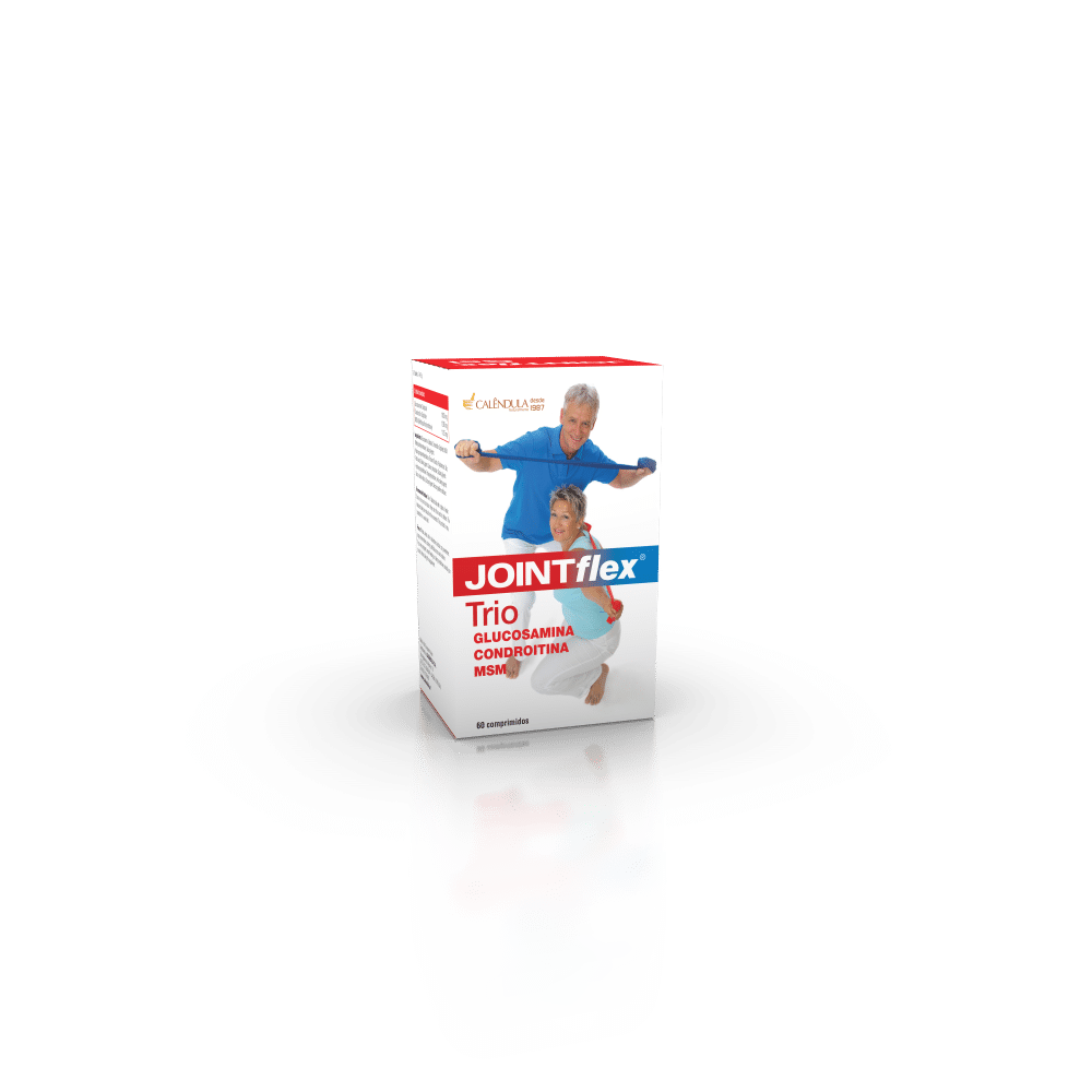jointflex comprimidos Jointflex Trio, suplemento alimentar sem açúcar, sem lactose, sem soja