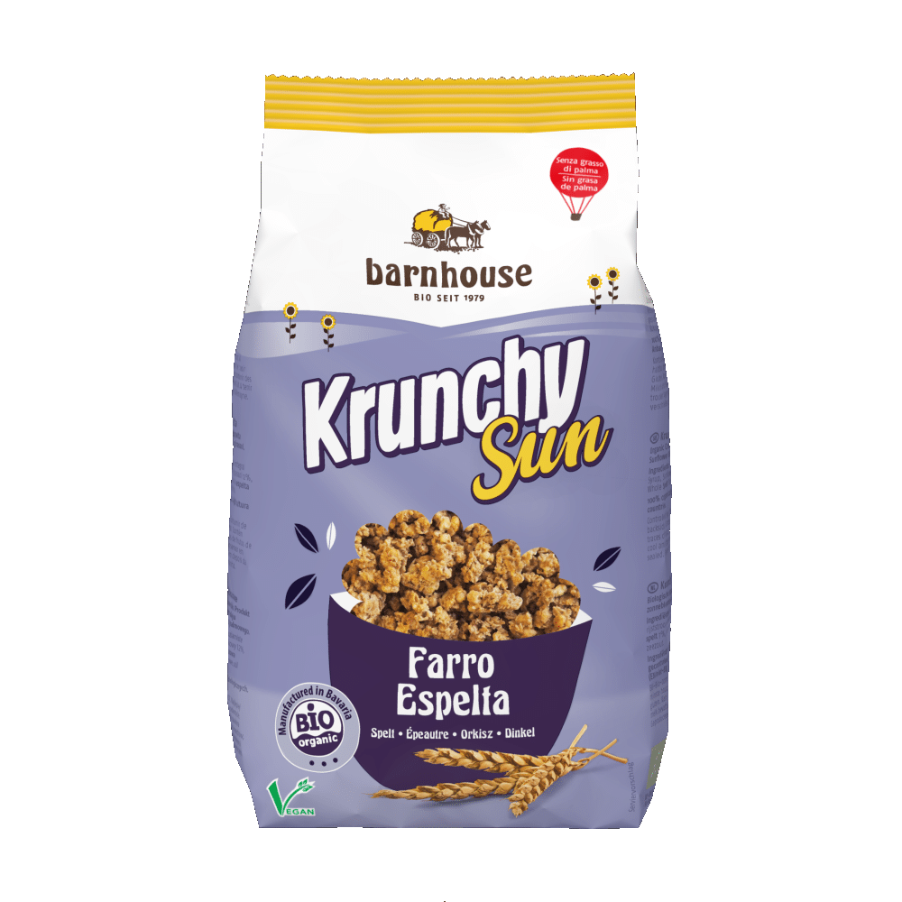 Krunchy Sun Espelta BH BIO 375g Krunchy Sun Espelta, biológica