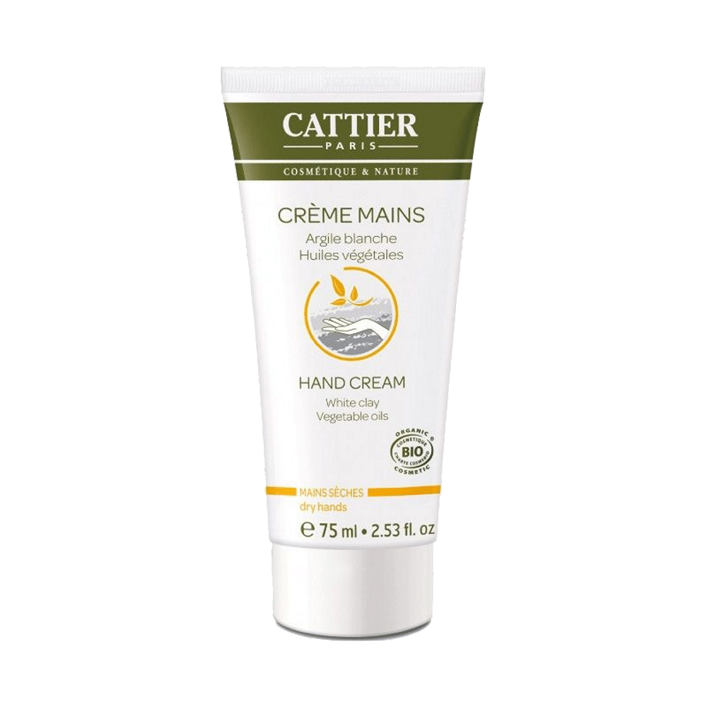 Creme Maos Secas Gretadas 75ml Cattier Creme de Mãos Secas e Gretadas, com ingredientes biológicos