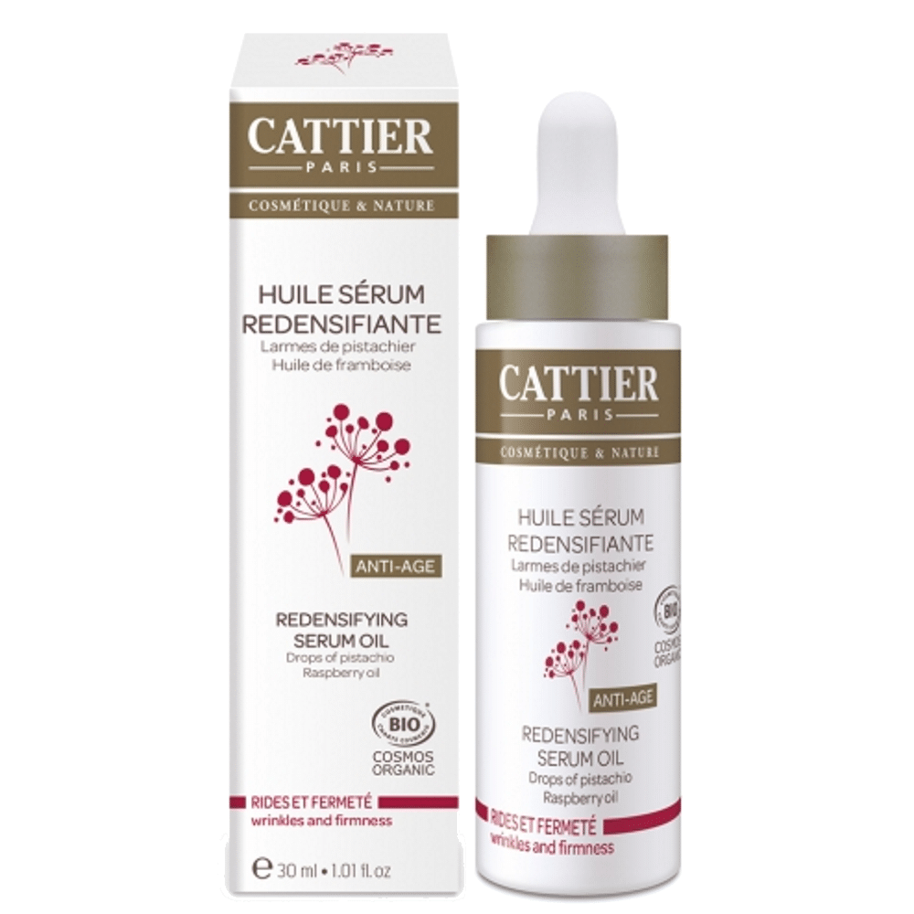 Serum Óleo Reafirmante Antirrugas 30ml Cattier Óleo - Sérum Antienvelhecimento Redensificante, com ingredientes biológicos
