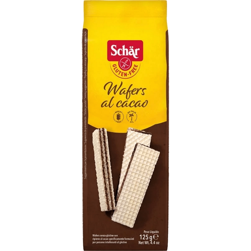 Wafer Creme de Cacau Shar SG Wafers Creme de Cacau, sem glúten