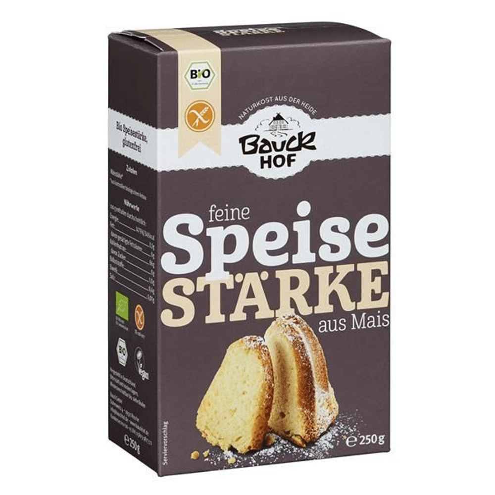 Amido de Milho Bio 250 grs SG Amido de Milho, biológico, sem glúten