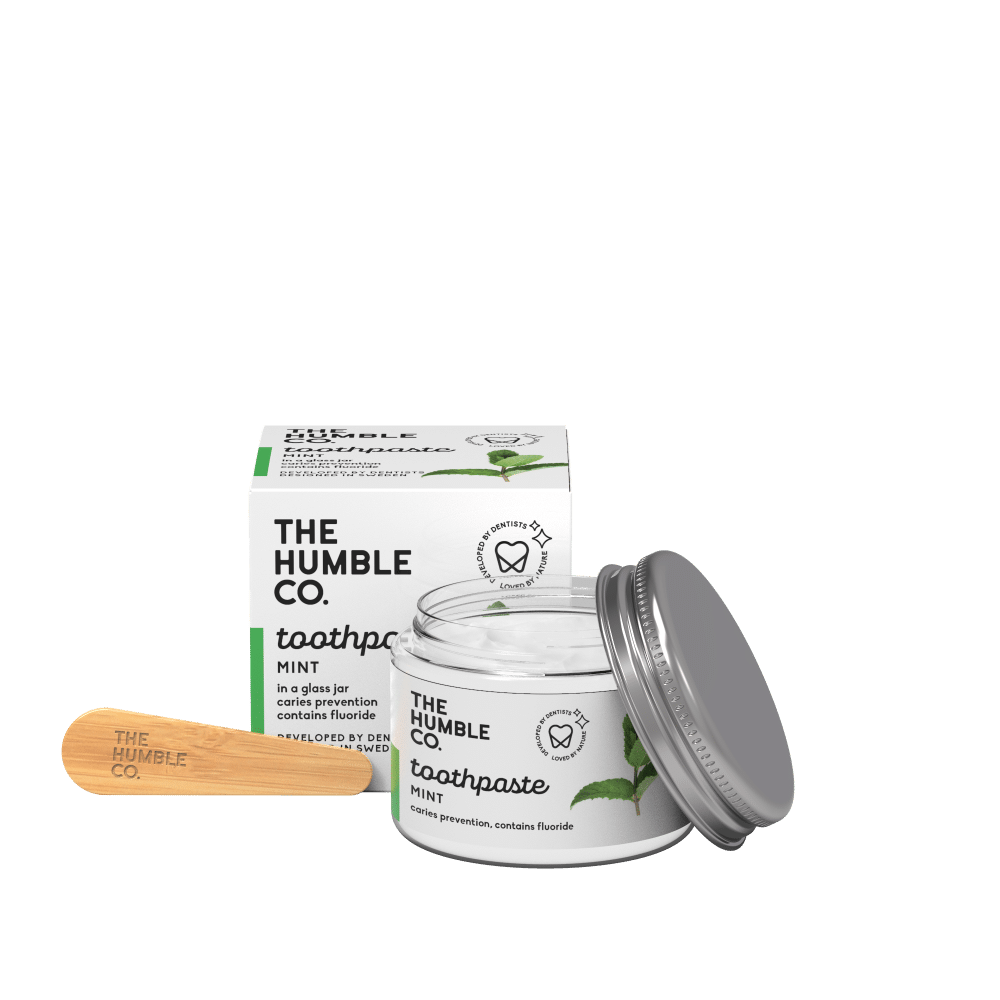 Dentrífico de menta fresca frasco vidro 50ml The Humble Co. Dentífrico Menta Fresca (com flúor) - Frasco vidro, vegan