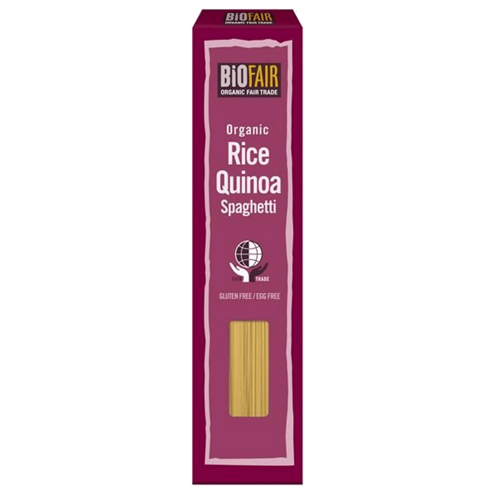 Esparguete Arroz Quinoa Bio SG 250gr BioFair Esparguete de Arroz e Quinoa, com ingredientes biológicos, sem glúten