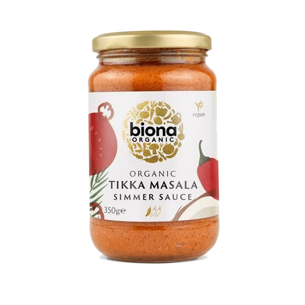 Molho Tikka Masala Bio 350g Vegan Biona Molho Tikka Masala, com ingredientes biológicos