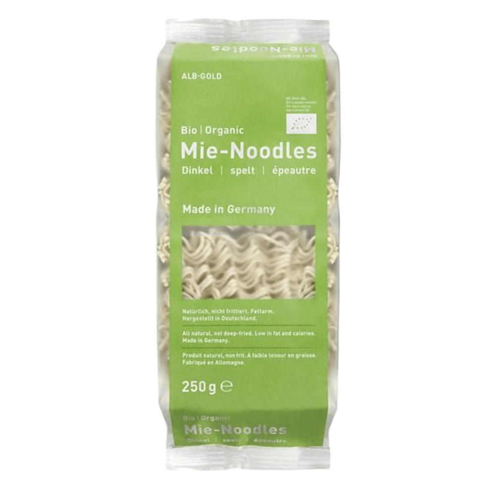 Noodles Trigo Espelta Bio 250gr Alb-Gold Noodles de Trigo Espelta, agricultura biológica