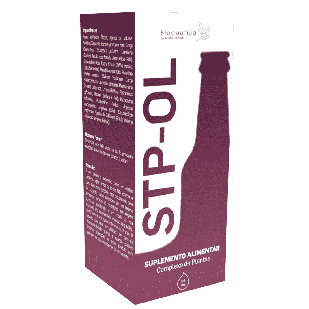 Alcool Stop Gotas 50ml STP-OL, suplemento alimentar