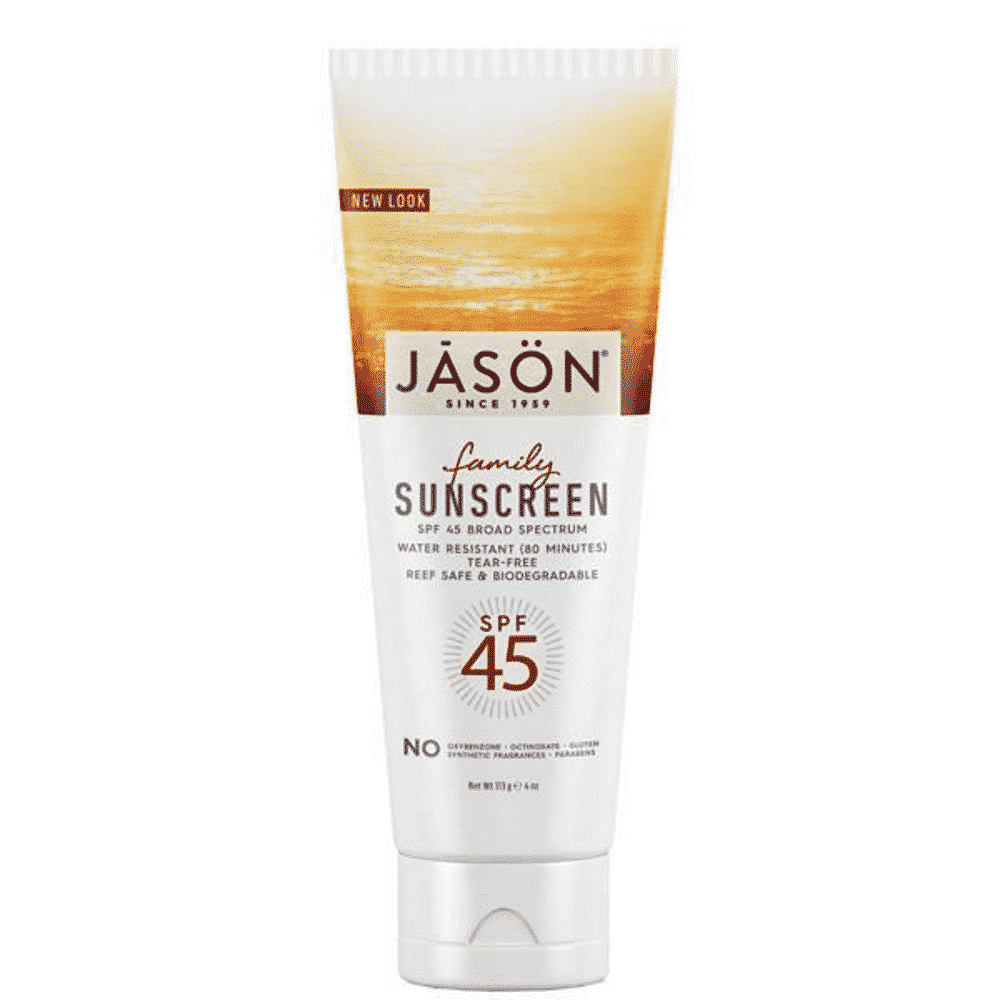 Creme Protector Solar Jason Sun FPS45 Familia Protetor Solar FPS45 Família