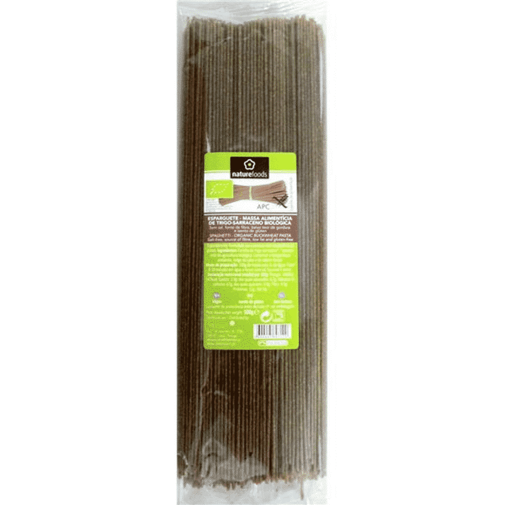 Esparguete de Trigo Sarraceno Bio. SG - Naturefoods Esparguete de Trigo Sarraceno, biológico, sem glúten