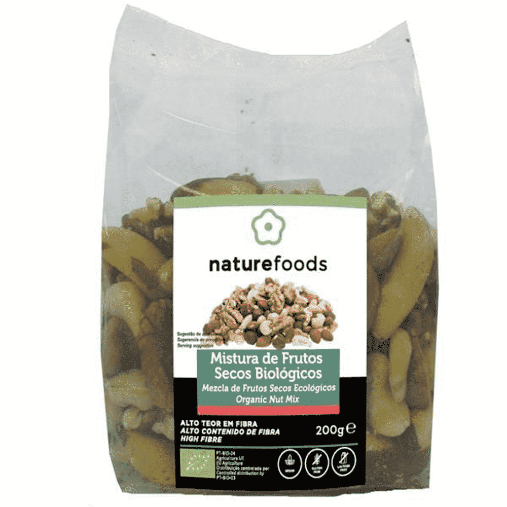 Frutos Secos Mix Bio 250gr Frutos Secos Mix, biológico, sem glúten, sem lactose, vegan