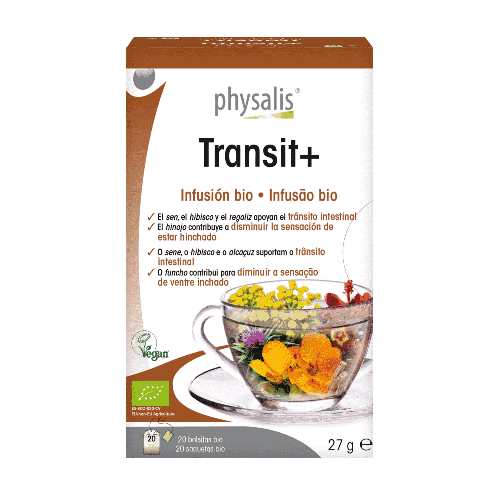 Infusao Transit + Bio 20 Saq Physalis Infusão Transit +, biológico, vegan