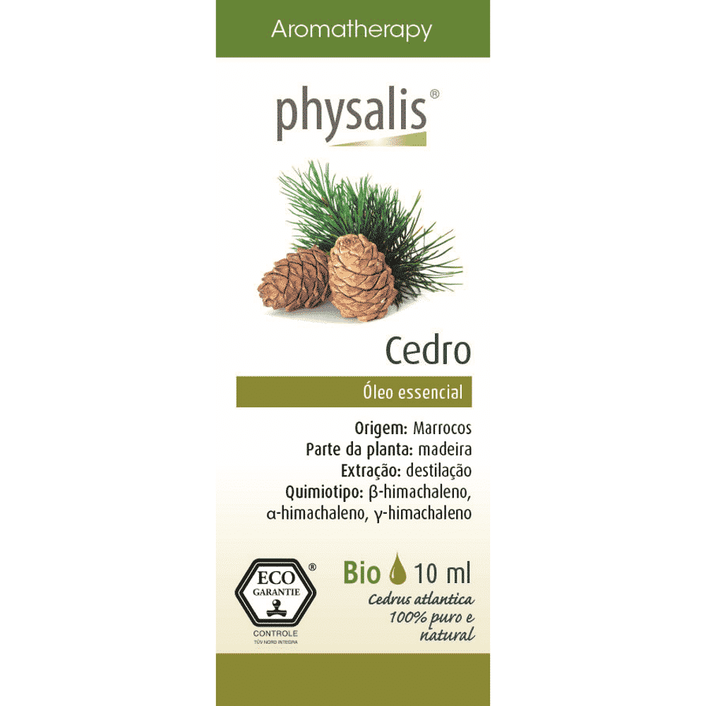 Oleo Essencial Cedro 10ml Physalis Óleo Essencial Cedro, biológico