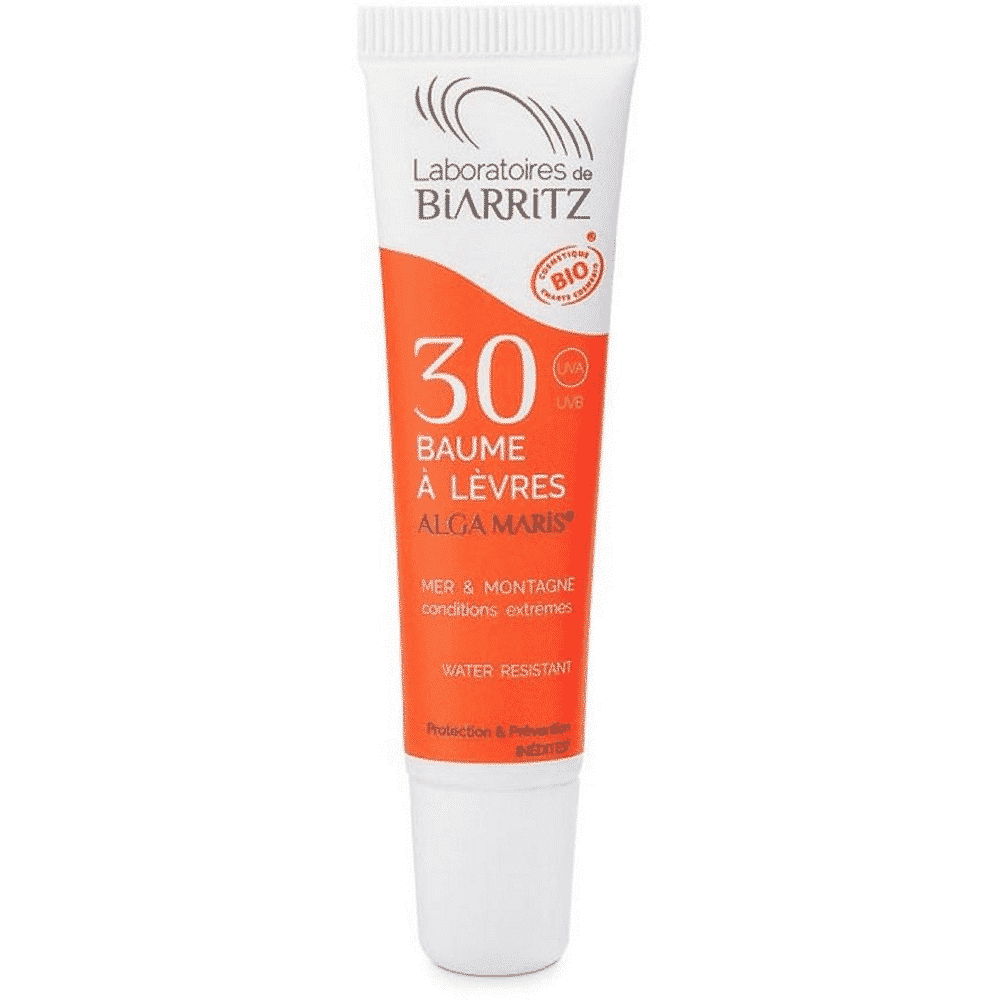 Protetor Solar Labios 30 15ml Bálsamo Labial de Alta Proteção SPF30, com ingredientes biológicos