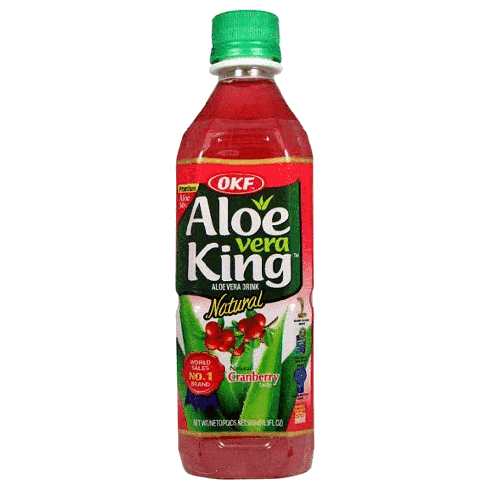 Sumo Aloe King Framboesa 500 ml OKF Sumo de Aloé Vera e Framboesa