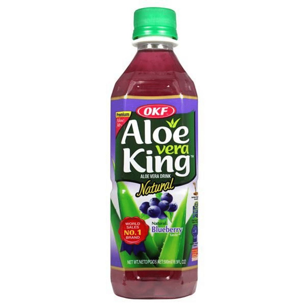 Sumo Aloe King Mirtilo 500ml - OKF Sumo de Aloé Vera e Mirtilo