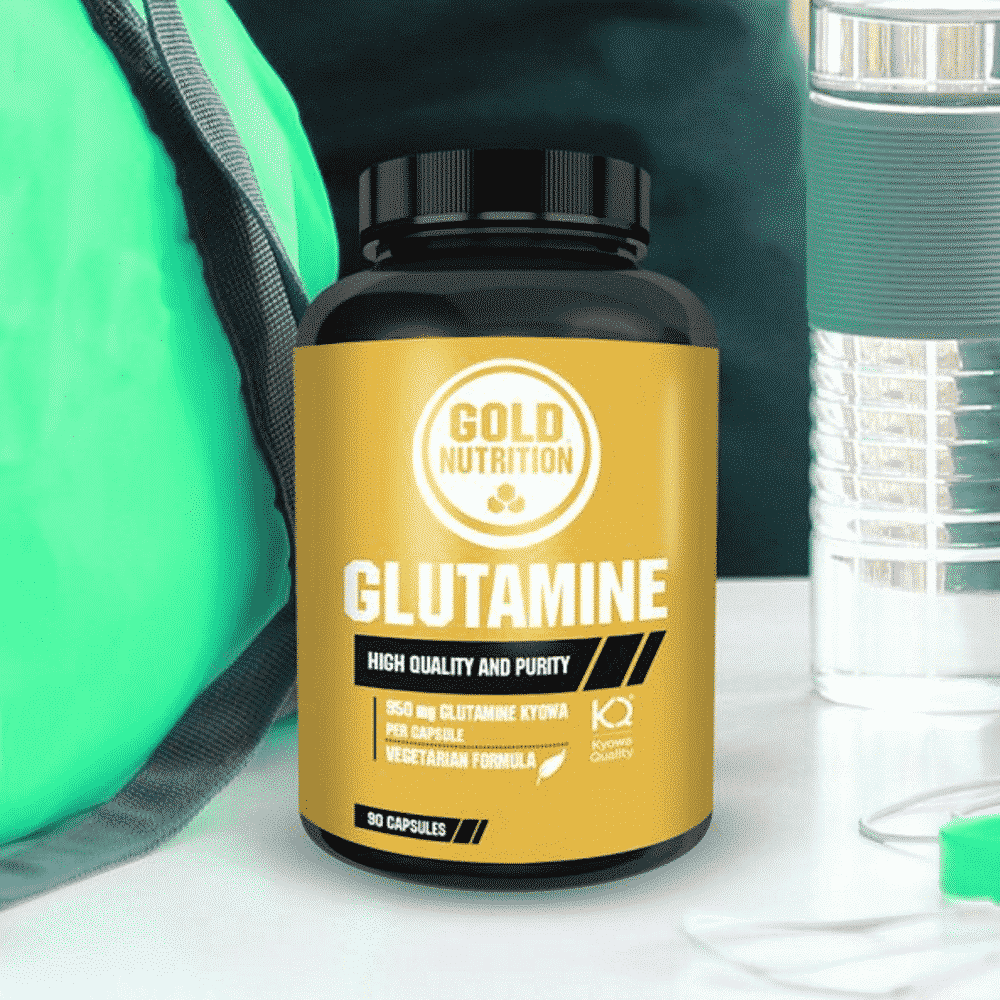 Glutamina 1000mg 90 Caps Gold Nutricion Glutamina, suplemento alimentar vegetariano