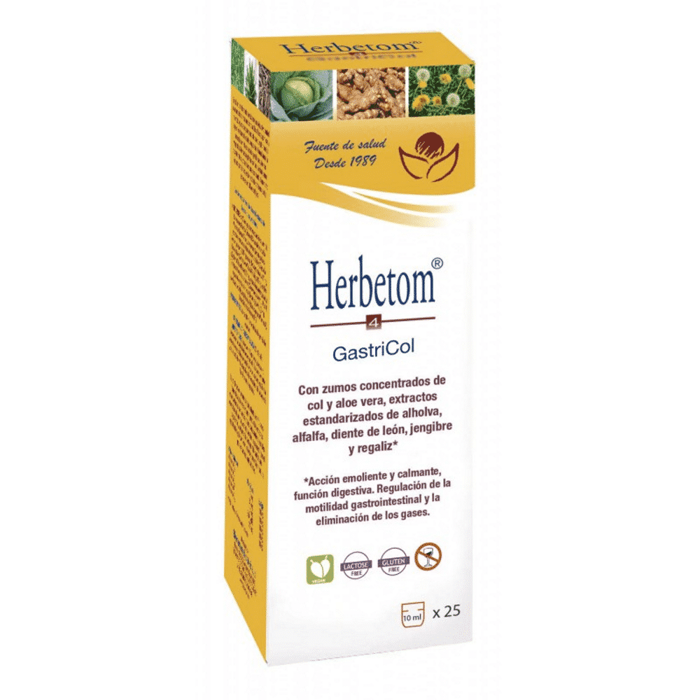 Herbetom 4 GC 250ml Bioserum Herbetom 4 GC, suplemento alimentar sem álcool, sem glúten, sem lactose, vegan