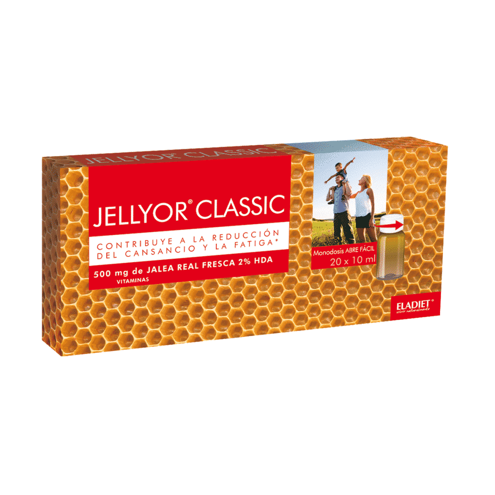 Jellyor Classic 20 amp Jellyor Classic, suplemento alimentar sem glúten, sem lactose