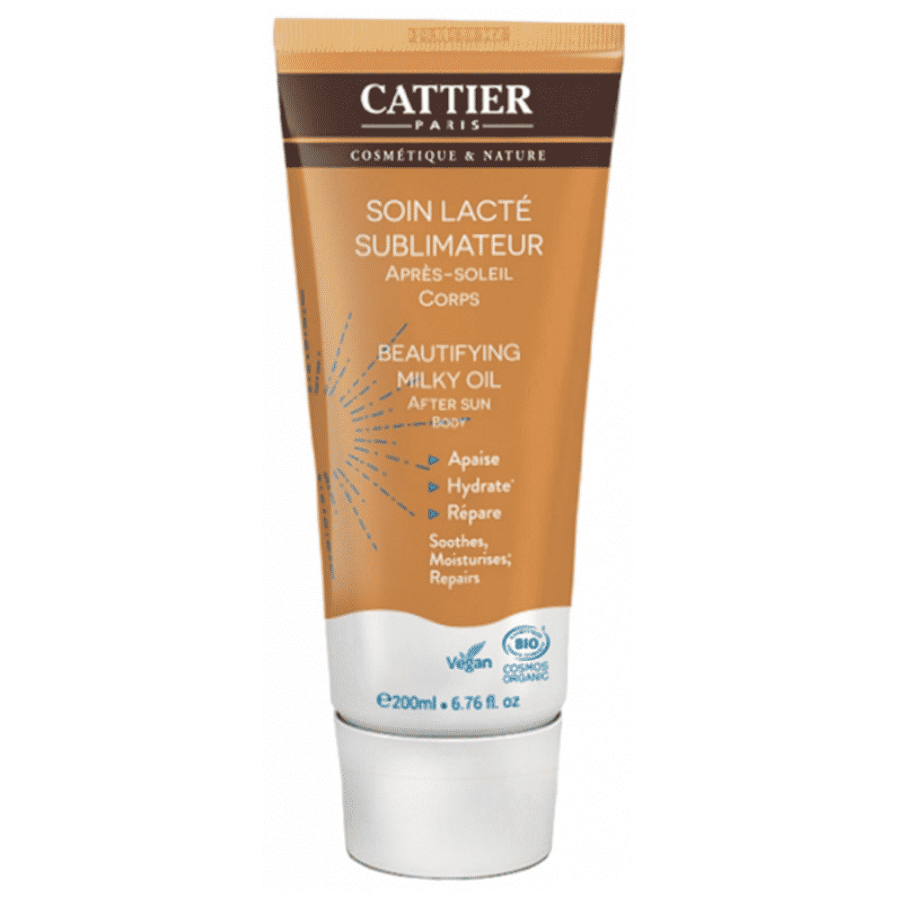 Leite Corporal Pós-Solar, com ingredientes biológicos, cosmética vegan