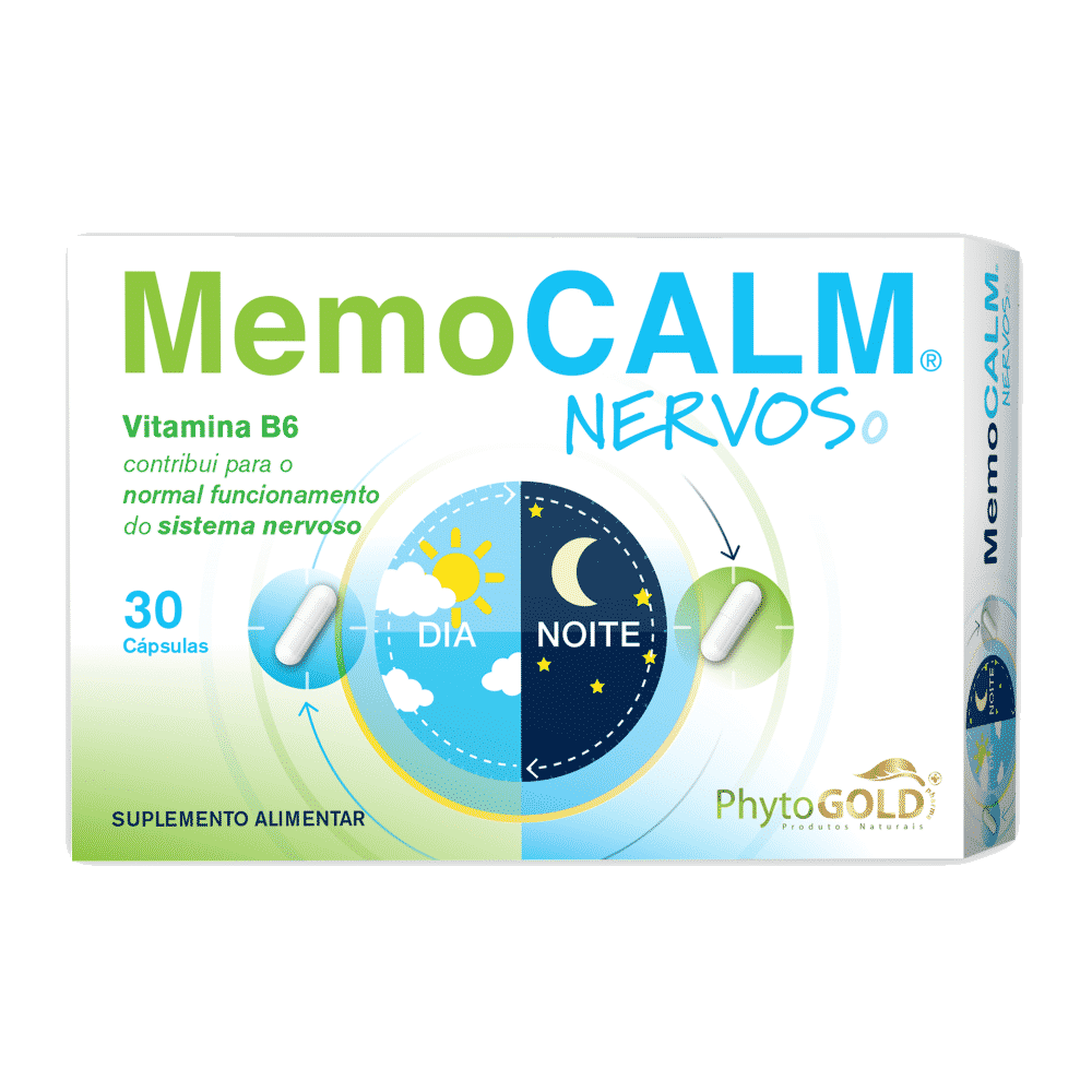 MemoCALM Nervos 30 capsulas PhytoGold MemoCalm, suplemento alimentar