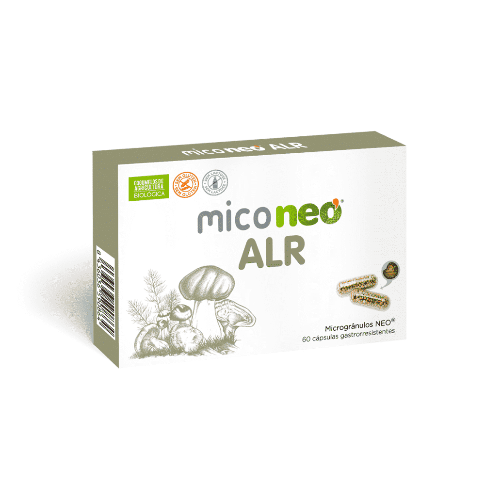 Mico Neo ALR 60 Caps Mico Neo ALR, suplemento alimentar sem glúten, sem lactose