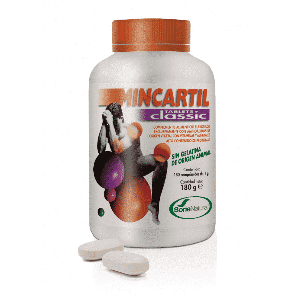 Mincartil Classic 180 Comprimidos Mincartil Classic, suplemento alimentar vegan