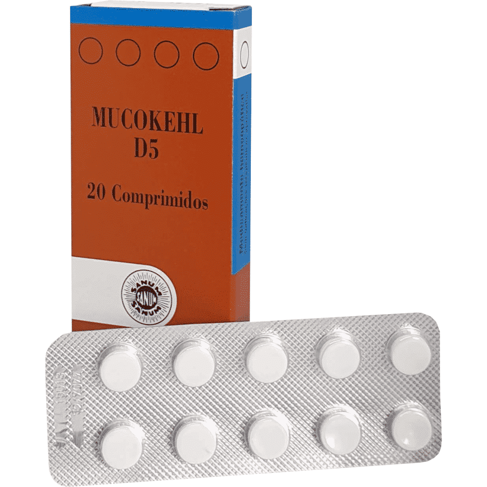 Mucokehl D5 20´ Mucokehl D5 Comprimidos, homeopatia