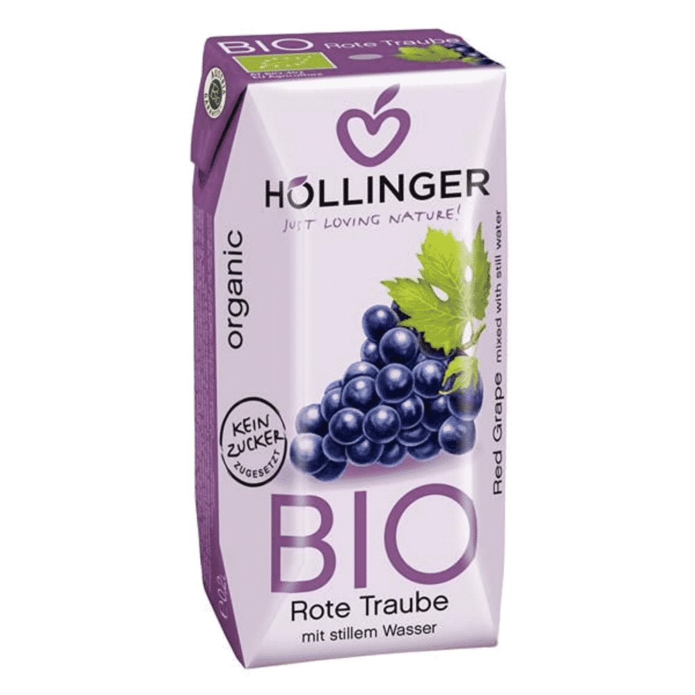 Néctar Uva Preta Bio 200 ml Hollinger Néctar Uva Preta Bio 200 ml Hollinger