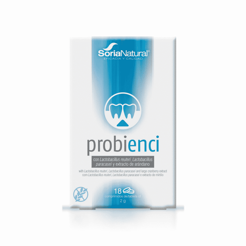 Probienci 18 comp Soria Natural Probienci, suplemento alimentar sem glúten