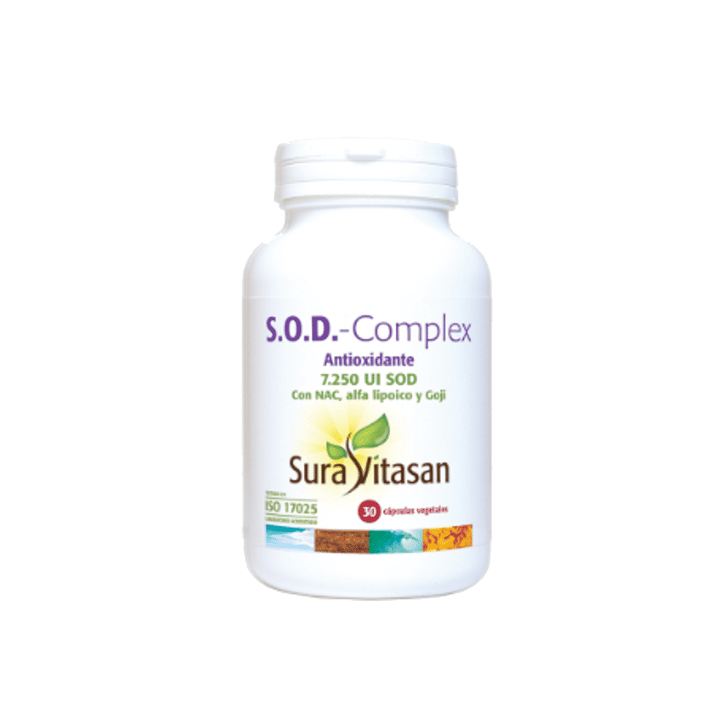 S.O.D. Complex 30 Caps Suravitasan S.O.D. Complex, suplemento alimentar