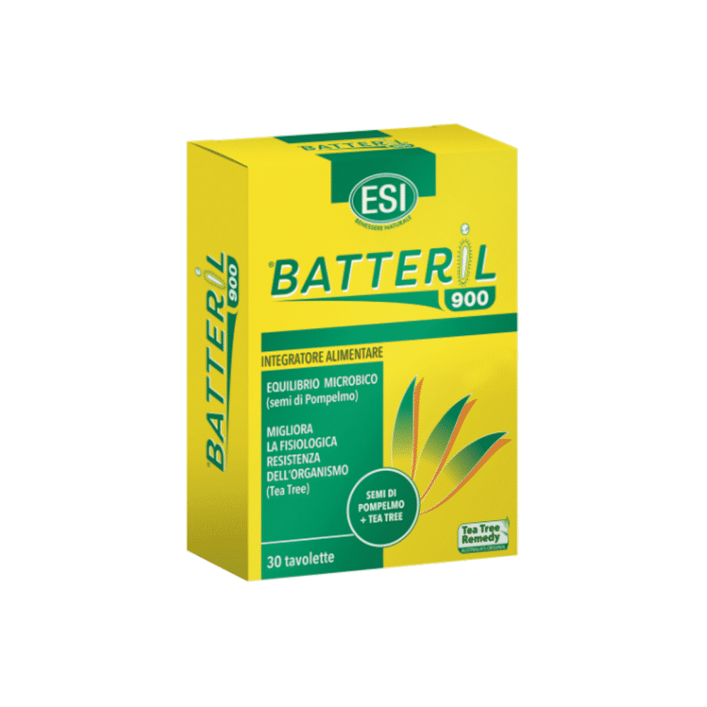Batteril 900 30 Comp ESI Batteril, suplemento alimentar sem glúten, vegan