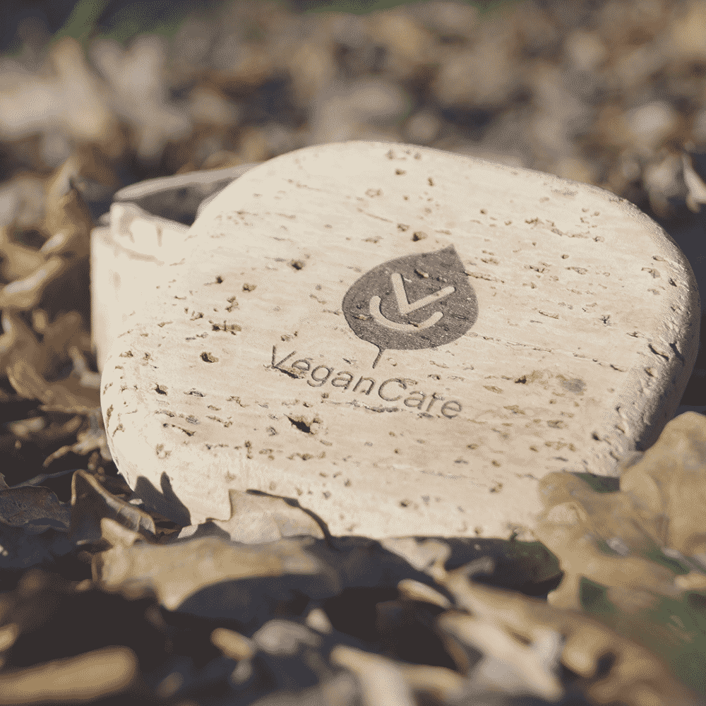 Caixa de cortiça transporte vegancare