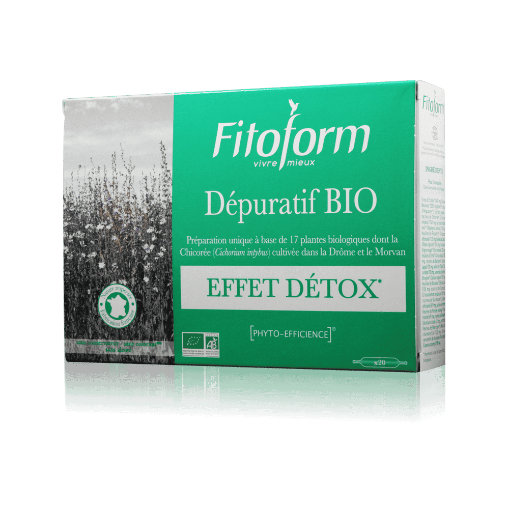 Depurativ Bio 20 Ampolas Fitoform Depurativ Bio, suplemento alimentar