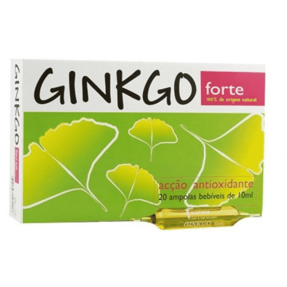 Ginkgo Forte Ampolas Ginkgo Forte, suplemento alimentar